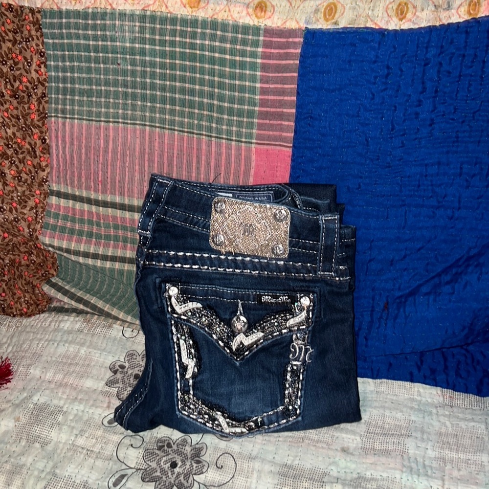 Miss me dark skinny stretch jean